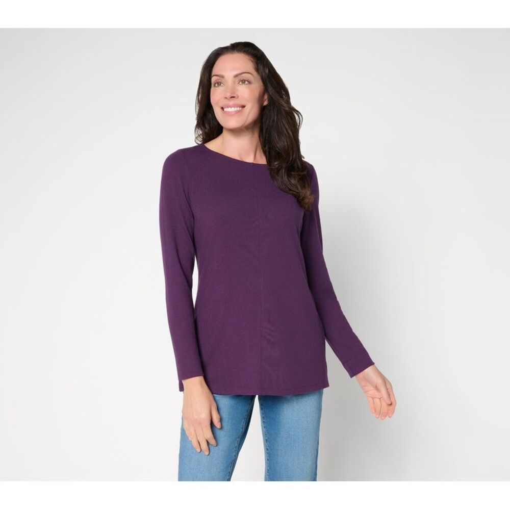 Sorbus Women's Top Petite PXL Make Your Selection: Denim & Co. Purple A712479